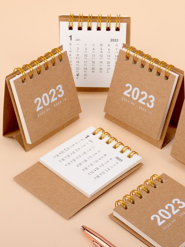 1pc Mini 2023 Desk Calendar 769x1024