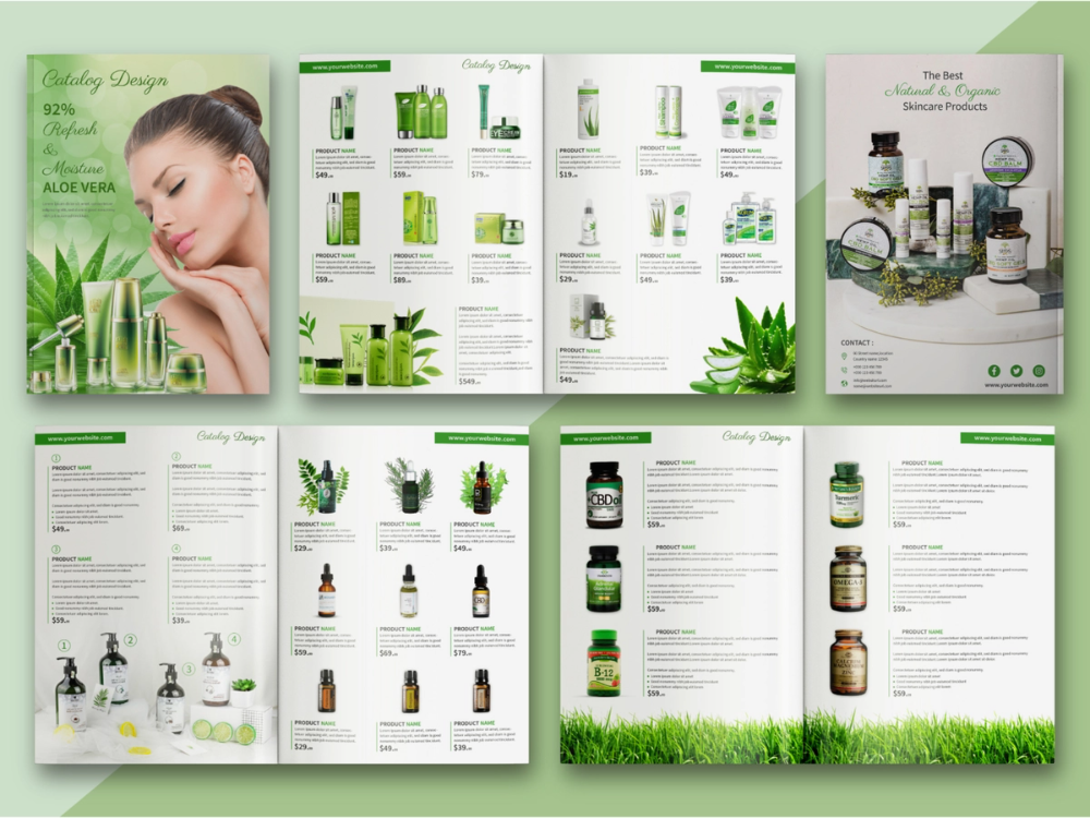 Bạn có đang bỏ lỡ 7 lợi ích tuyệt vời của Catalogue? Cosmetics Products Catalog Or Brochure Template