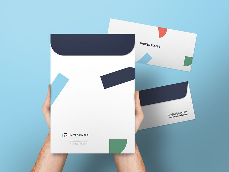 Envelope A4 Folder Mockup