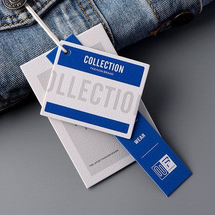 In tem nhãn giấy Supply Custom Hang Tags For Fashion Clothing Brands