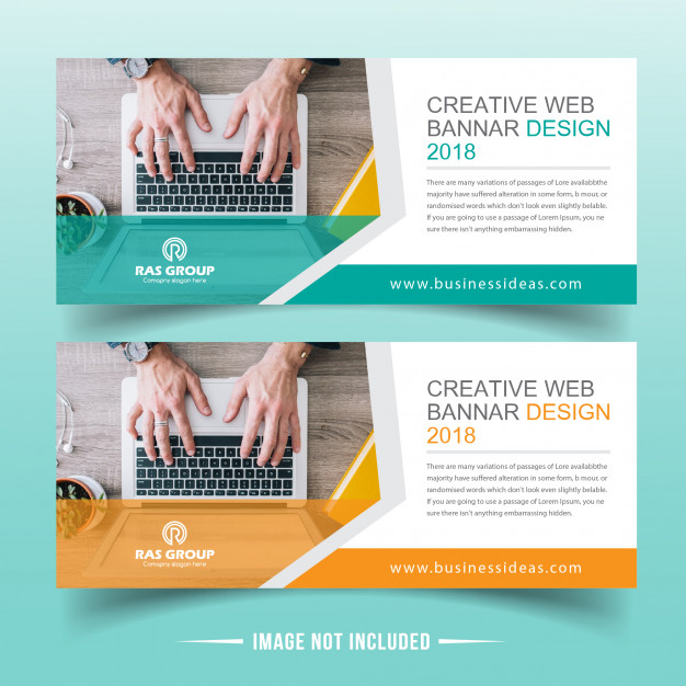 Thiết kế banner, poster Business Web Banner Design 6792 368