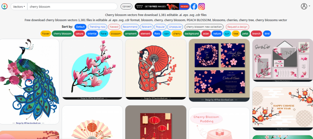 Những trang web cung cấp vector miễn phí cho dân thiết kế Image 3 1024x456