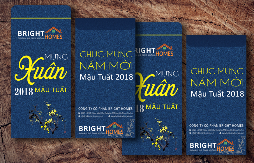 in bao lì xì độc quyền thương hiệu doanh nghiệp