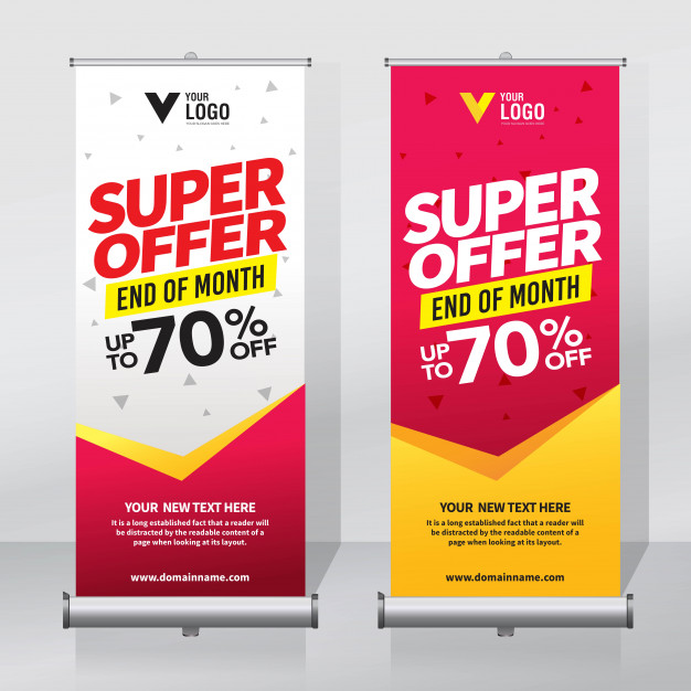 Thiết kế banner, poster Roll Up Banner 1588 650