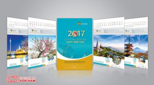 thiết kế lịch độc quyền thương hiệu tại In Sơn Nam